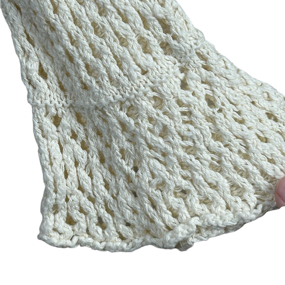 Anthropologie Sleeping On Snow Bohemian Risen Sun Crochet Sweater Dress - Picture 6 of 10